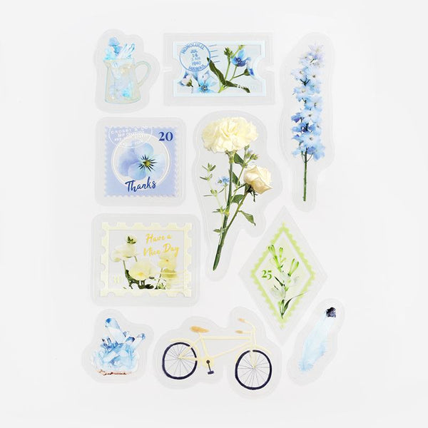 Load image into Gallery viewer, BGM Post Office Garden Flowers Clear Seal, BGM, Seal, bgm-post-office-garden-flowers-clear-seal, BGM, Clear Seal, Floral, Flower, New 2023, New January, Cityluxe
