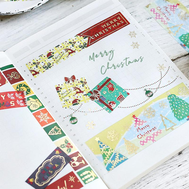 BGM Christmas Limited Pattern Masking Tape, BGM, Washi Tape, bgm-christmas-limited-pattern-masking-tape, Christmas, For Crafters, Masking Tape, New October, washi tape, Cityluxe