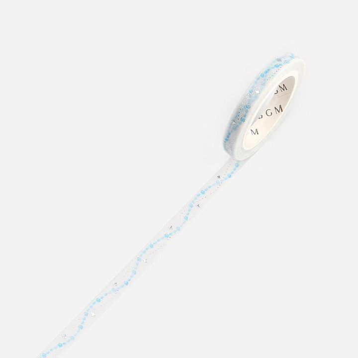 BGM Blue Pearl Masking Tape, BGM, Masking Tape, bgm-blue-pearl-masking-tape, BGM, Blue, Masking Tape, New November, Pearl, Washi Tape, Cityluxe