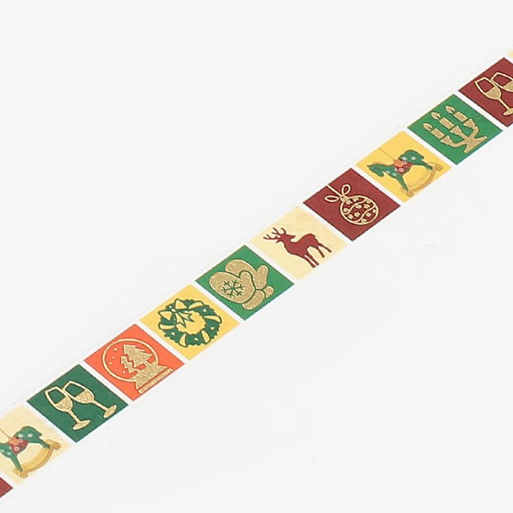 BGM Christmas Limited Pattern Masking Tape, BGM, Washi Tape, bgm-christmas-limited-pattern-masking-tape, Christmas, For Crafters, Masking Tape, New October, washi tape, Cityluxe