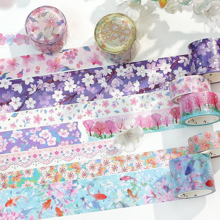 BGM Sakura Goldfish Masking Tape, BGM, Masking Tape, bgm-sakura-goldfish-masking-tape, BGM, Masking Tape, New January, Sakura, Spring, Cityluxe