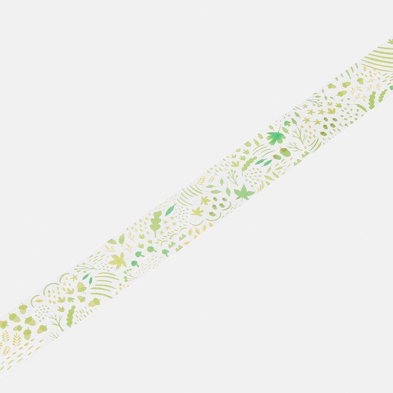 BGM Green Leaves Clear Tape, BGM, Clear Tape, bgm-green-leaves-clear-tape, BGM, Clear Tapes, Green, Cityluxe