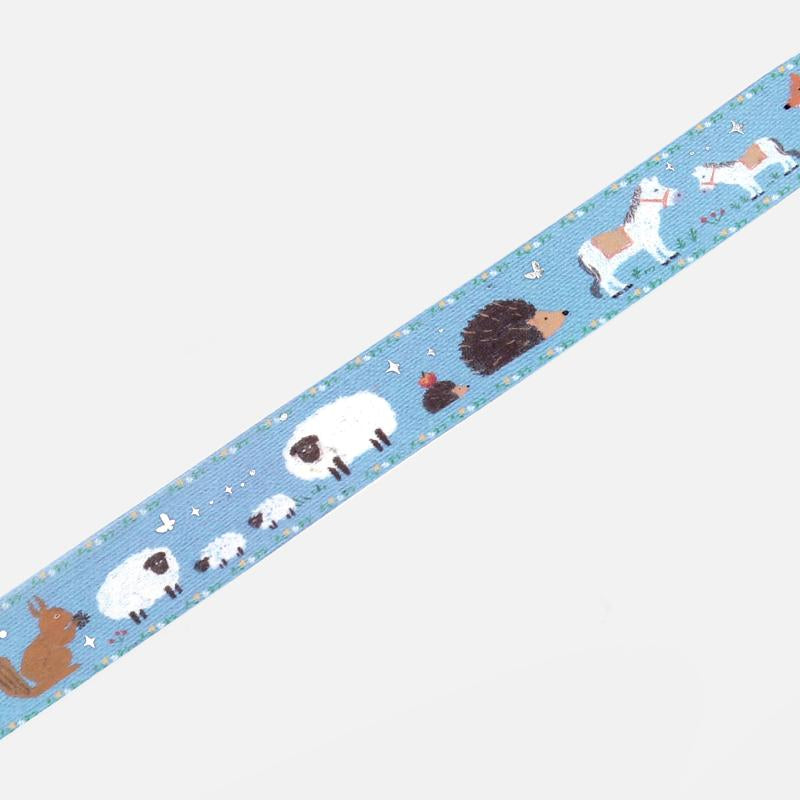 BGM Embroidered Ribbon Harvest Story Washi Tape, BGM, Washi Tape, bgm-embroidered-ribbon-harvest-story-washi-tape, BGM, Clear Tapes, Floral, Flower, New 2023, New January, Washi Tapes, Cityluxe