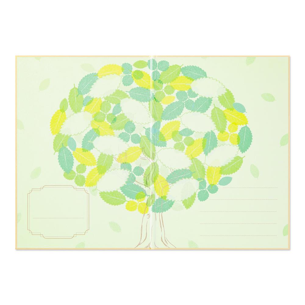 Midori Tree Foldable Signature Board B6 With Envelope