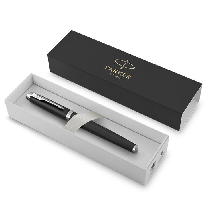 Parker IM Essential Matte Black CT Rollerball Pen, Parker, Rollerball Pen, parker-im-essential-matte-black-ct-rollerball-pen, Black, Matte Black, Parker, Parker IM, Rollerball Pen, Cityluxe