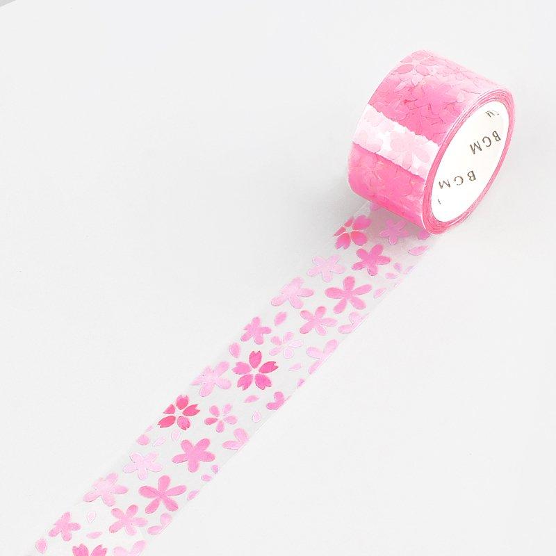 BGM Sakura Maizakura Clear Tape, BGM, Clear Tape, bgm-sakura-maizakura-clear-tape, BGM, Clear Tapes, Floral, Sakura, Cityluxe
