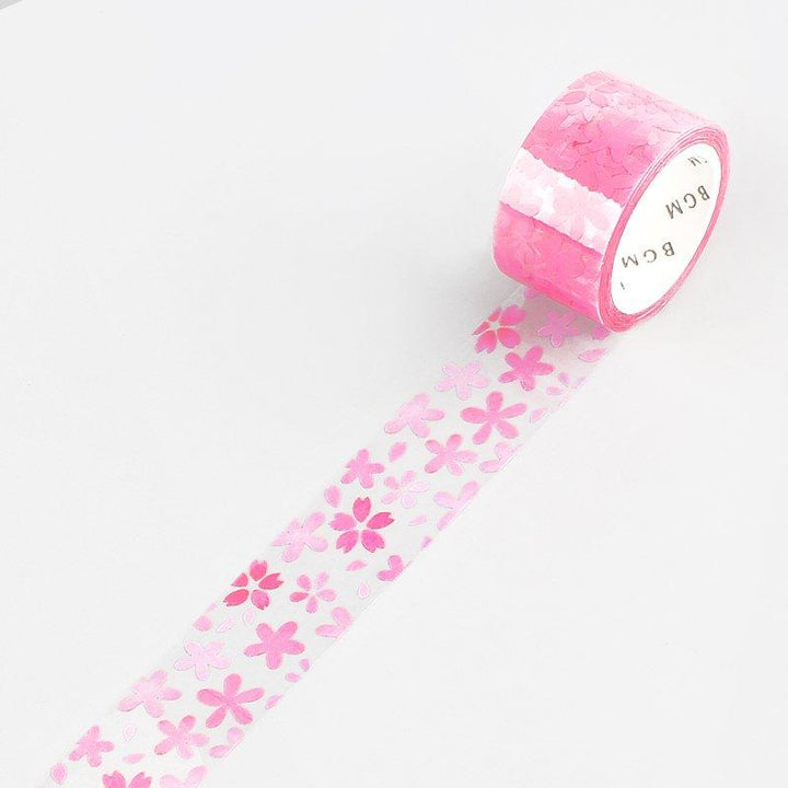 BGM Sakura Maizakura Clear Tape, BGM, Clear Tape, bgm-sakura-maizakura-clear-tape, BGM, Clear Tapes, Floral, Sakura, Cityluxe