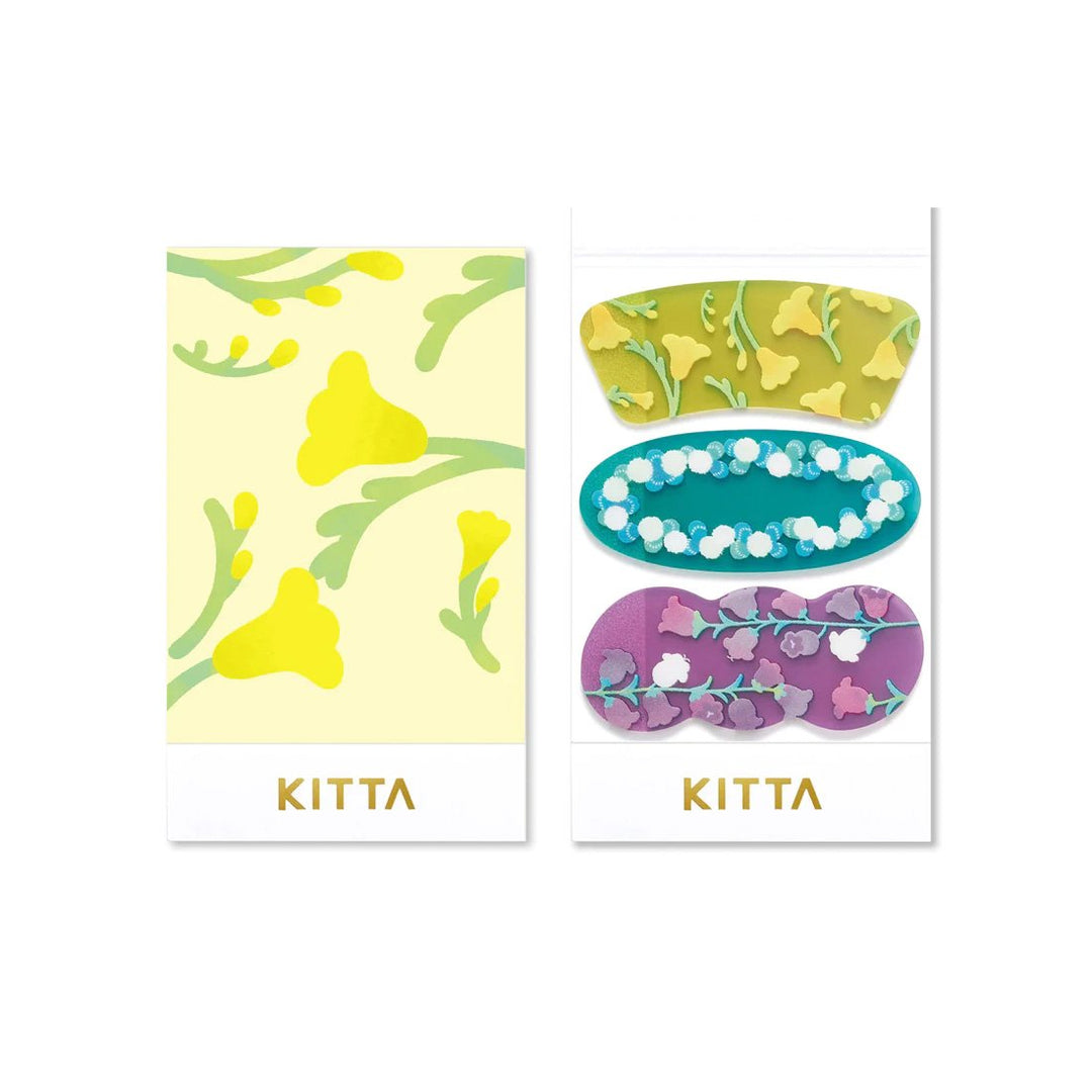 KITTA Clear Tape in Flower Pieces — KITTA clear tape — transparent adhesive tape, at Cityluxe Singapore