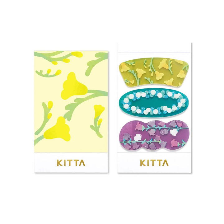 KITTA Clear Tape in Flower Pieces — KITTA clear tape — transparent adhesive tape, at Cityluxe Singapore