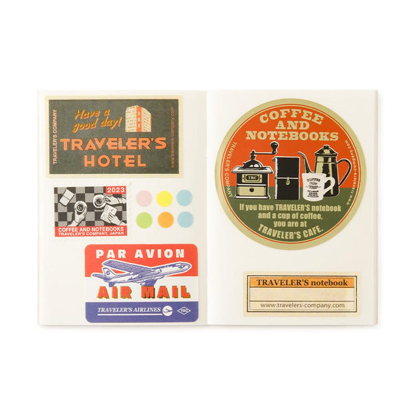 将图片加载到图库查看器，TRAVELER&#39;S notebook Refill 017 (Passport Size) - Sticker Release Paper
