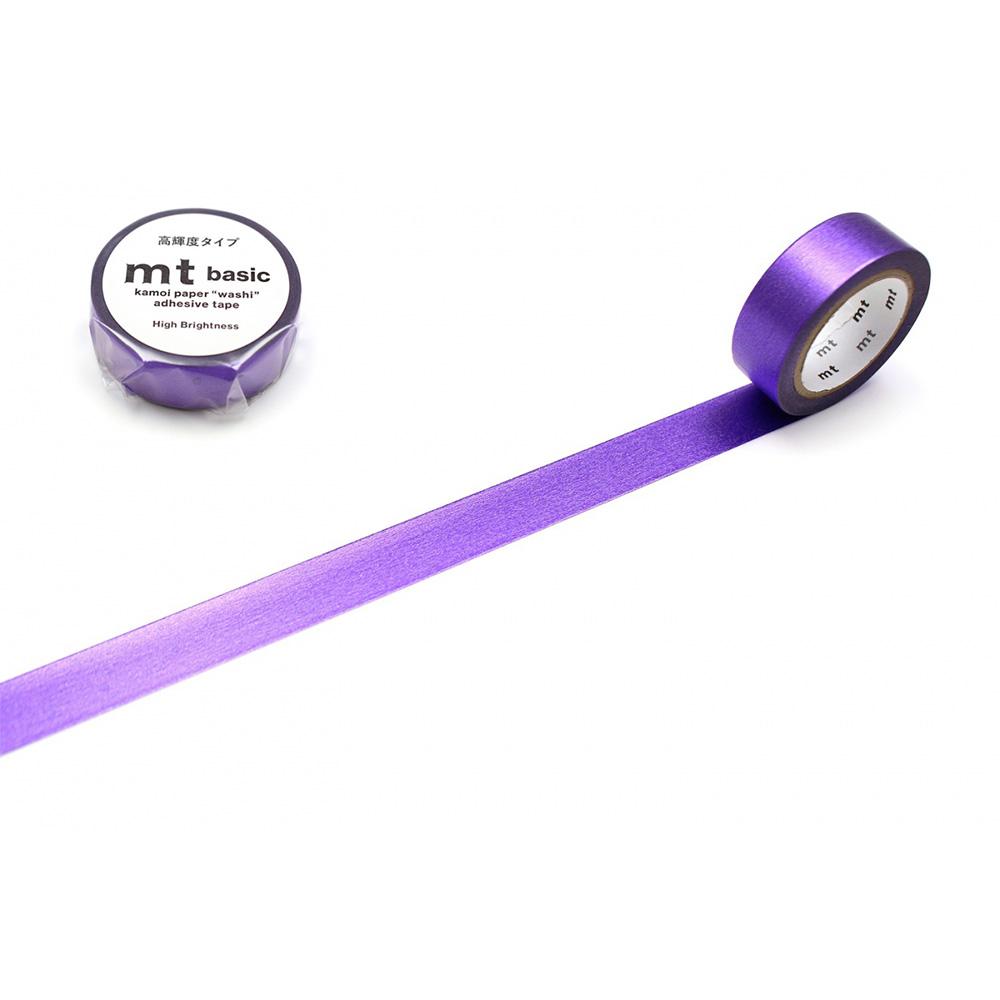 MT Basic Washi Tape High Brightness Purple 7m, MT Tape, Washi Tape, mt-basic-washi-tape-high-brightness-purple-7m, 7m, MT 2022 Summer, New September, Purple, Cityluxe