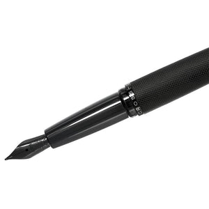 Cross ATX Brushed Black Fountain Pen, Cross, Fountain Pen, cross-atx-brushed-black-fountain-pen, ATX, Black, can be engraved, Cross New Jul, Fountain Pen, Cityluxe