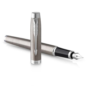 Parker IM Essential Stainless Steel CT Fountain Pen - Medium Nib, Parker, Fountain Pen, parker-im-essential-stainless-steel-ct-fountain-pen-medium-nib, Fountain Pen, Parker, Parker IM, Stainless Steel, Cityluxe