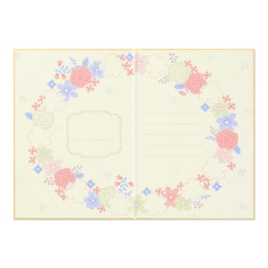 Midori Wreath Foldable Signature Board B6 With Envelope (For 10 People)