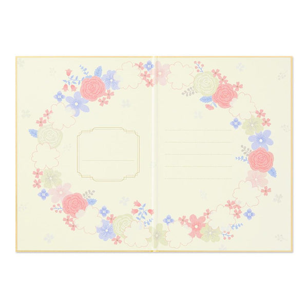 Load image into Gallery viewer, Midori Wreath Foldable Signature Board B6 With Envelope (For 10 People)
