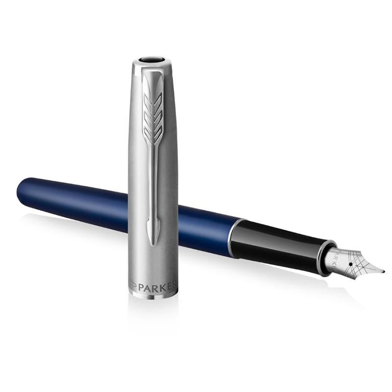 Parker Sonnet Essentials Fountain Pen Blue CT - Medium — barrel detail