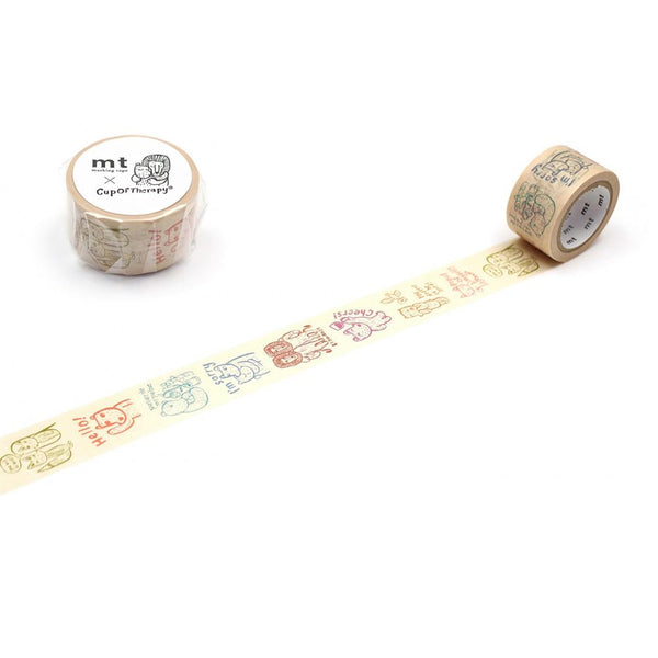 Load image into Gallery viewer, MT x Scandinavian Washi Tape Cup Of Therapy Message 7m, MT Tape, Washi Tape, mt-x-scandinavian-washi-tape-cup-of-therapy-message-7m, 7m, MT 2022 Summer, New August, New September, Scandinavian, Cityluxe

