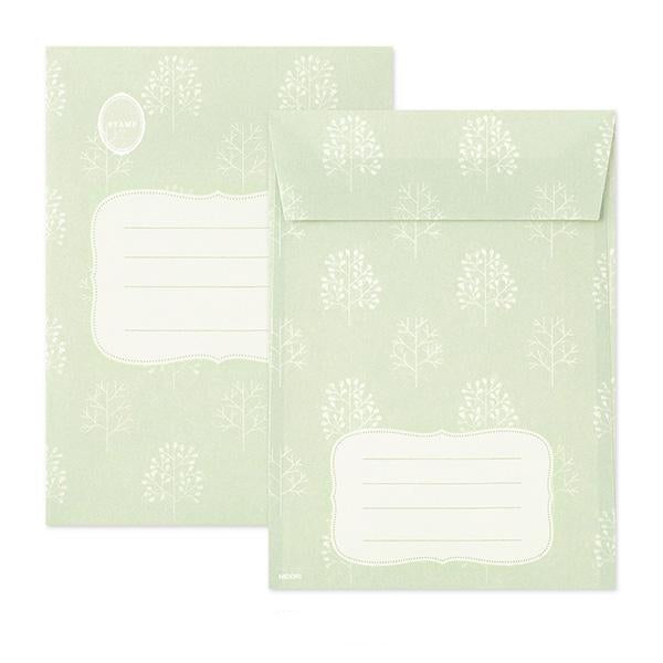 Midori Letter Set Collage - Stationery Pattern