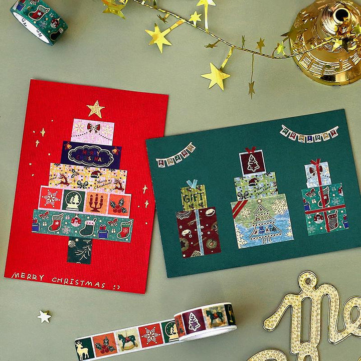 BGM Christmas Limited Pattern Masking Tape, BGM, Washi Tape, bgm-christmas-limited-pattern-masking-tape, Christmas, For Crafters, Masking Tape, New October, washi tape, Cityluxe