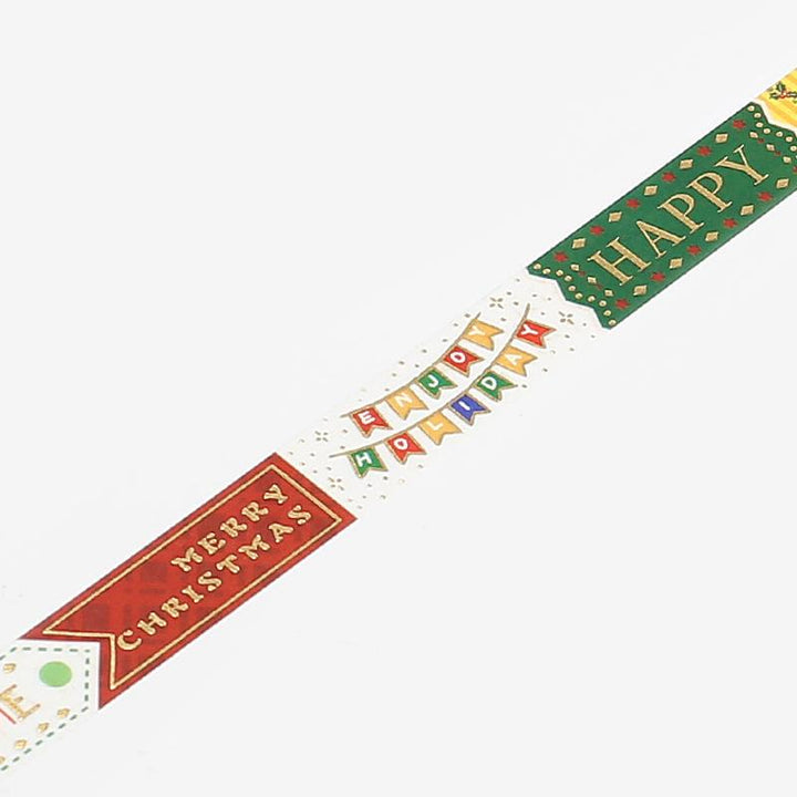 BGM Christmas Limited Message Masking Tape, BGM, Washi Tape, bgm-christmas-limited-message-masking-tape, Christmas, For Crafters, Masking Tape, New October, washi tape, Cityluxe