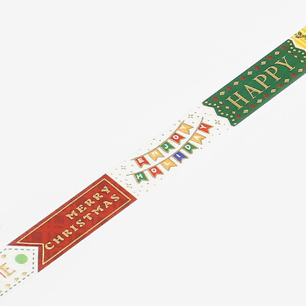 将图片加载到图库查看器，BGM Christmas Limited Message Masking Tape, BGM, Washi Tape, bgm-christmas-limited-message-masking-tape, Christmas, For Crafters, Masking Tape, New October, washi tape, Cityluxe
