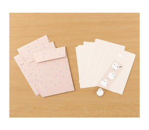 Midori Letter Set With Long-Tailed Tit Stickers