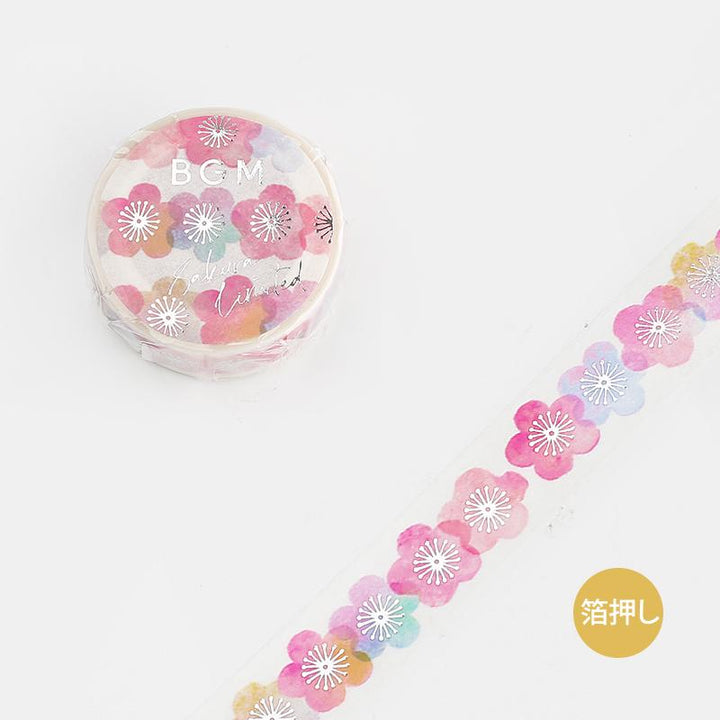 BGM Sakura Watercolor Masking Tape, BGM, Masking Tape, bgm-sakura-watercolor-masking-tape, BGM, Masking Tape, New January, Spring, Cityluxe