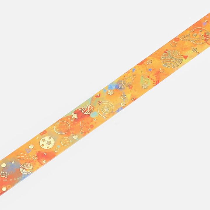 BGM Colorful Planets Masking Tape, BGM, Masking Tape, bgm-colorful-planets-masking-tape, BGM, Masking Tape, New November, Orange, Planets, Washi Tape, Cityluxe