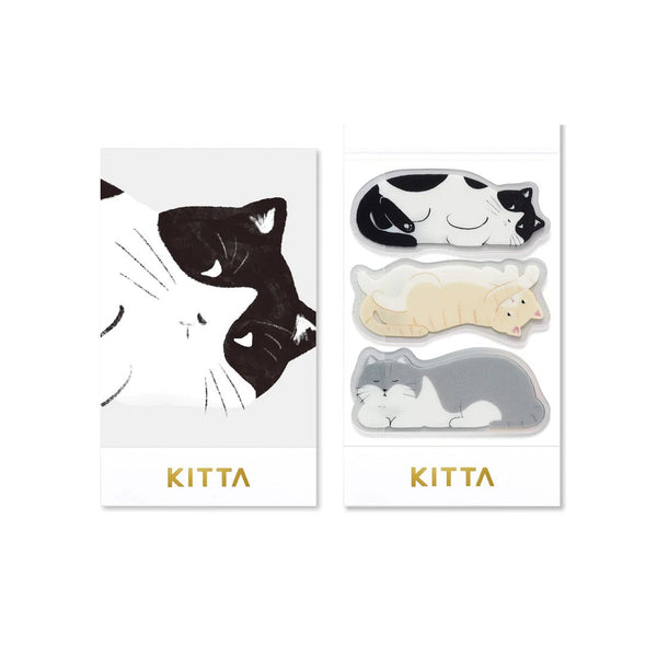 将图片加载到图库查看器，KITTA Clear Tape - Cats
