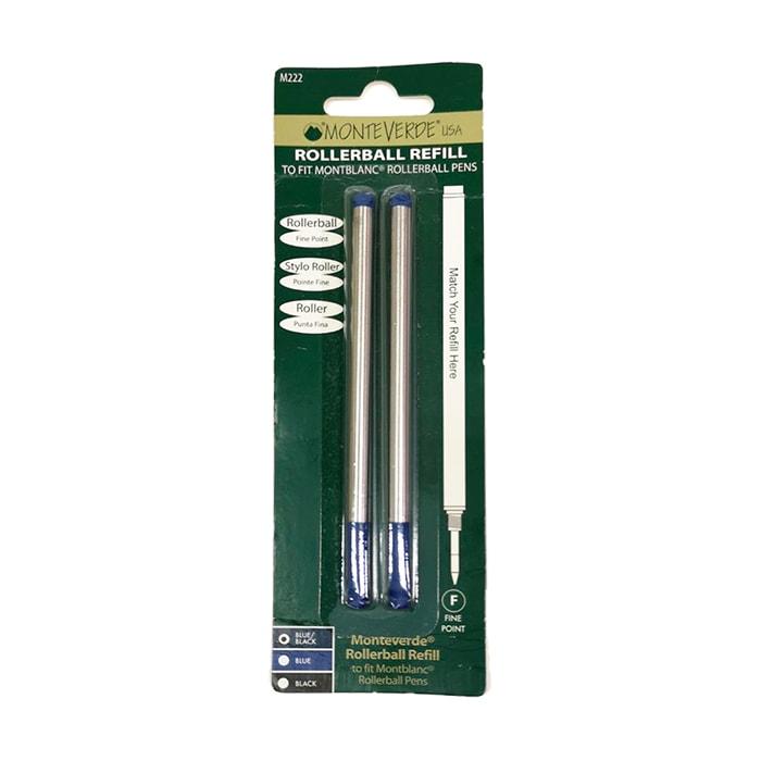 Monteverde Refill To Fit MontBlanc Rollerball Pen, Pack of 2 — tip detail