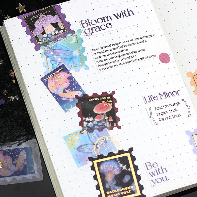 BGM Post Office Night Pictorial Book Flakes Seal, BGM, Flakes Seal, bgm-post-office-night-pictorial-book-flakes-seal, BGM, Flakes Seal, New 2023, New January, Cityluxe
