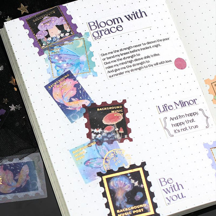 BGM Post Office Night Pictorial Book Flakes Seal, BGM, Flakes Seal, bgm-post-office-night-pictorial-book-flakes-seal, BGM, Flakes Seal, New 2023, New January, Cityluxe