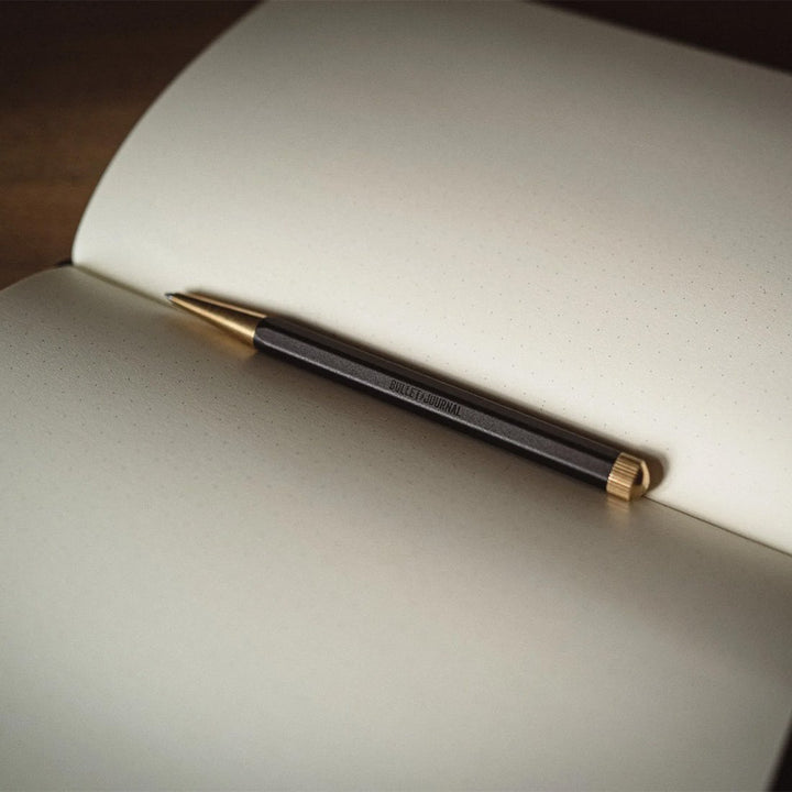 Leuchtturm1917 Bullet Journal Edition Drehgriffel Nr.1 Gel Pen in Black Matte — Leuchtturm1917 gel pen — premium stationery and lifestyle, at Cityluxe Singapore