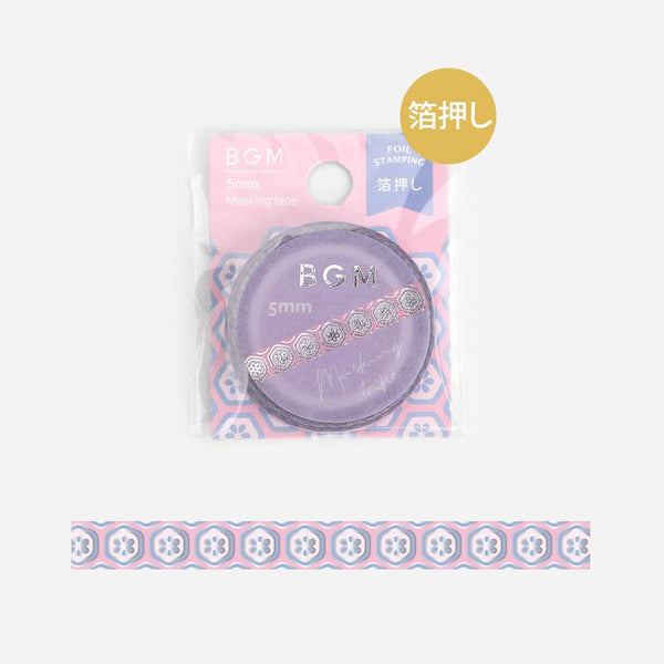 Load image into Gallery viewer, BGM Pink Pattern Masking Tape, BGM, Masking Tape, bgm-pink-pattern-masking-tape, BGM, Masking Tape, New November, Pink, Cityluxe

