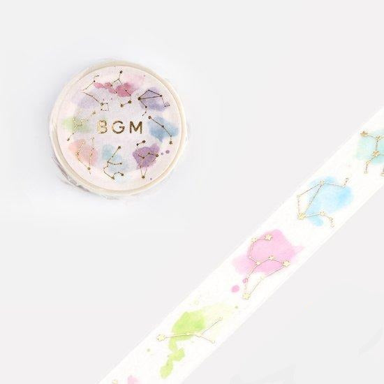Load image into Gallery viewer, BGM Special Constellation Masking Tape, BGM, Washi Tape, bgm-special-constellation-masking-tape, BGM, Constellation, Masking Tape, New October, Cityluxe
