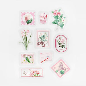 BGM Pink Garden Post Office Clear Seal, BGM, Seal, bgm-pink-garden-post-office-clear-seal, BGM, Clear Seal, Floral, Flower, New 2023, New January, Cityluxe
