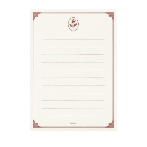 Midori Letter Set Collage - Stationery Pattern