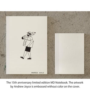 MD Notebook 15th Anniversary Andrew Joyce A6 Blank Notebook (Limited Edition), MD Paper, Notebook, md-notebook-15th-anniversary-andrew-joyce-a6-blank-notebook-limited-edition, A6, Andrew Joyce, Blank, Blank Notebook, Limited Edition, MD Notebook, MD Paper, Midori, New December, Notebook, Cityluxe