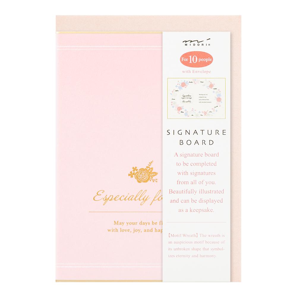 Midori Signature Board B6 With Envelope