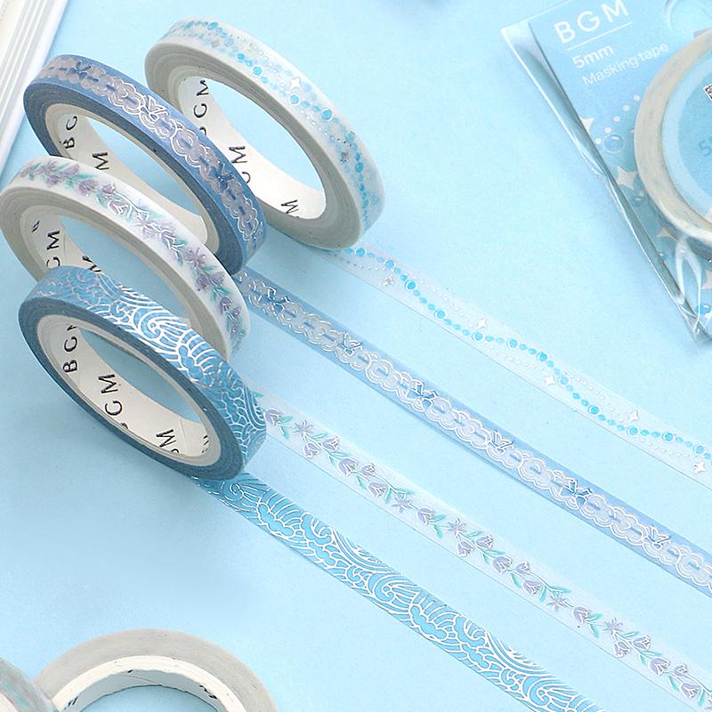 BGM Blue Pearl Masking Tape, BGM, Masking Tape, bgm-blue-pearl-masking-tape, BGM, Blue, Masking Tape, New November, Pearl, Washi Tape, Cityluxe