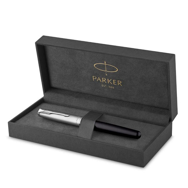 Load image into Gallery viewer, Parker Sonnet Essentials Fountain Pen Black CT - Medium, Parker, Fountain Pen, parker-sonnet-essentials-fountain-pen-black-ct-medium, Black, Fountain Pen, Medium, Parker, Sonnet, Cityluxe
