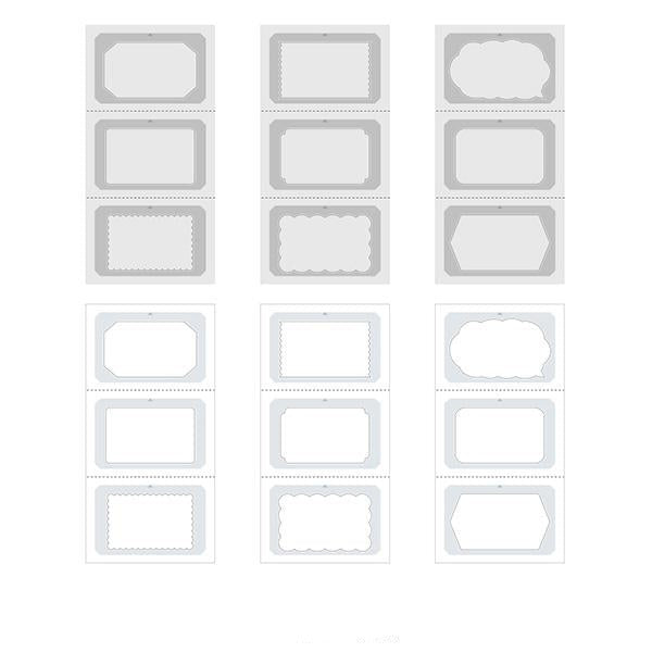Midori Stickers Book For Paintable Stamp in Natural Colors — Midori decorative sticker — for journaling, planners and scrapbooking, at Cityluxe Singapore