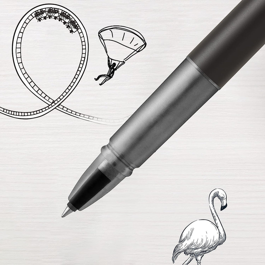Parker Vector XL Rollerball Pen in Black — Parker rollerball pen — fluid gel ink writing instrument, at Cityluxe Singapore