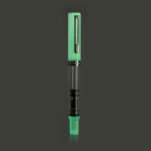 TWSBI Eco Fountain Pen Glow Green, TWSBI, Fountain Pen, twsbi-eco-fountain-pen-glow-green, can be engraved, demonstrator, Green, New August, Pen Lovers, TWSBI Eco, Cityluxe