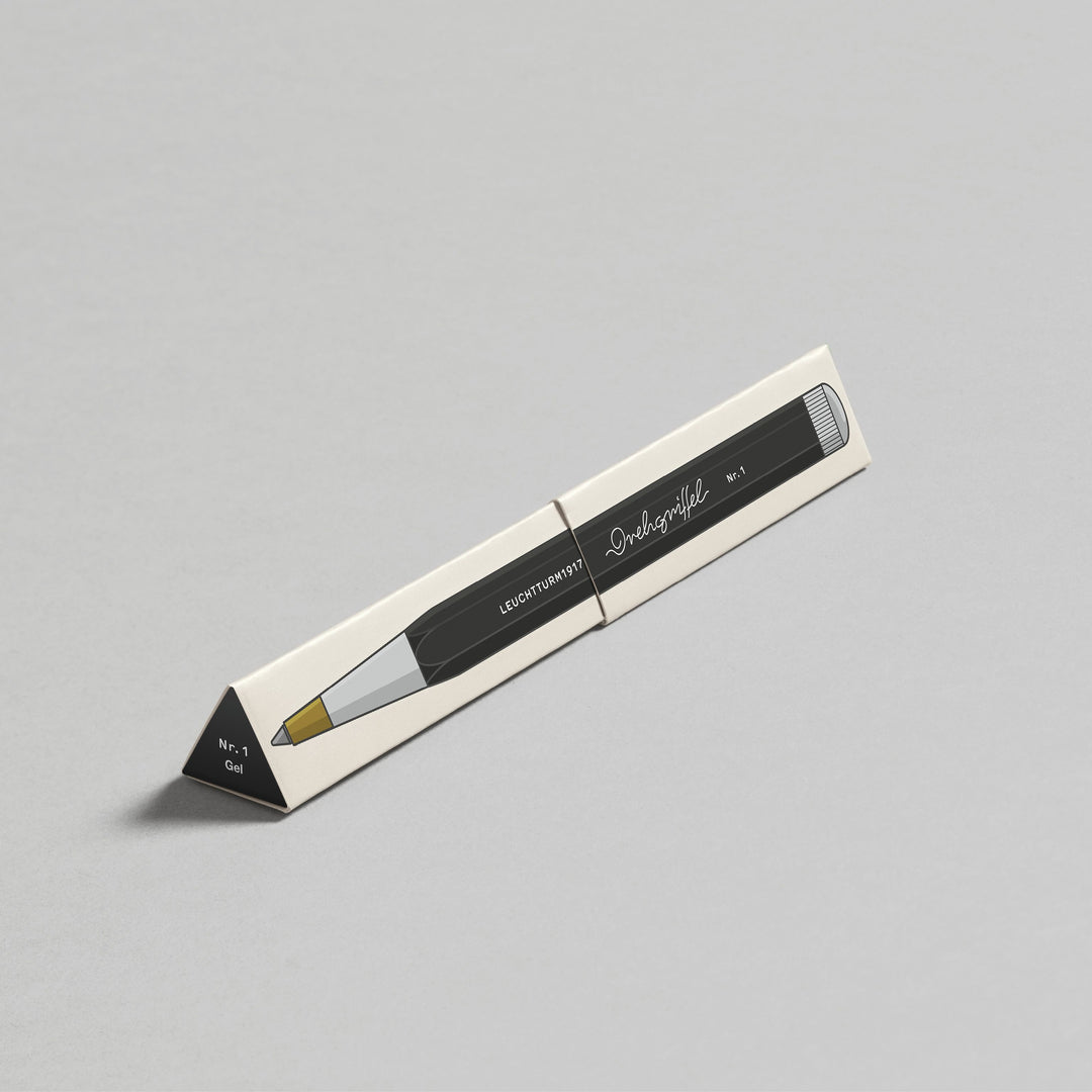 Leuchtturm1917 Drehgriffel Nr. 1 Gel Pen in Black — Leuchtturm1917 gel pen — premium stationery and lifestyle, at Cityluxe Singapore