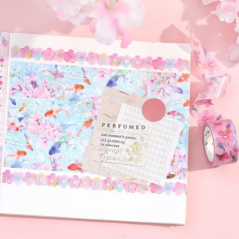 BGM Sakura Goldfish Masking Tape, BGM, Masking Tape, bgm-sakura-goldfish-masking-tape, BGM, Masking Tape, New January, Sakura, Spring, Cityluxe