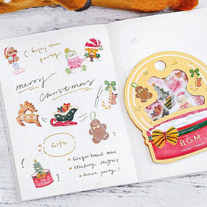 BGM Christmas Toys Flakes Seal, BGM, Flakes Seal, bgm-christmas-toys-flakes-seal, BGM, Christmas, Flakes Seal, New October, Washi Tapes, Cityluxe