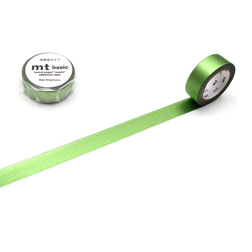 MT Basic Washi Tape High Brightness Yellow Green 7m, MT Tape, Washi Tape, mt-basic-washi-tape-high-brightness-yellow-green-7m, 7m, MT 2022 Summer, New September, Yellow Green, Cityluxe