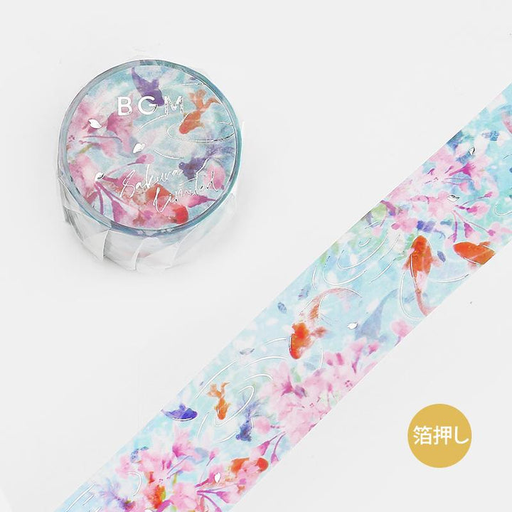 BGM Sakura Goldfish Masking Tape, BGM, Masking Tape, bgm-sakura-goldfish-masking-tape, BGM, Masking Tape, New January, Sakura, Spring, Cityluxe