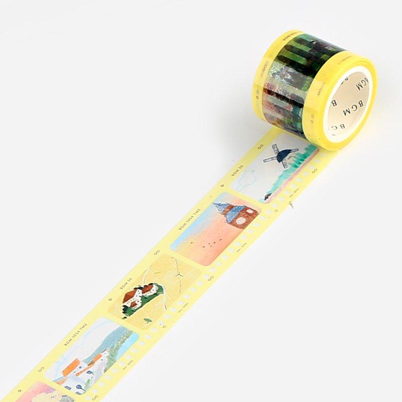 BGM Special Film Light Yellow Clear Tape, BGM, Washi Tape, bgm-special-film-light-yellow-clear-tape, BGM, Clear Tape, New October, Yellow, Cityluxe